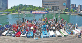 全日本紫川ダンボールボートレース写真