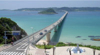 角島大橋(下関市)写真