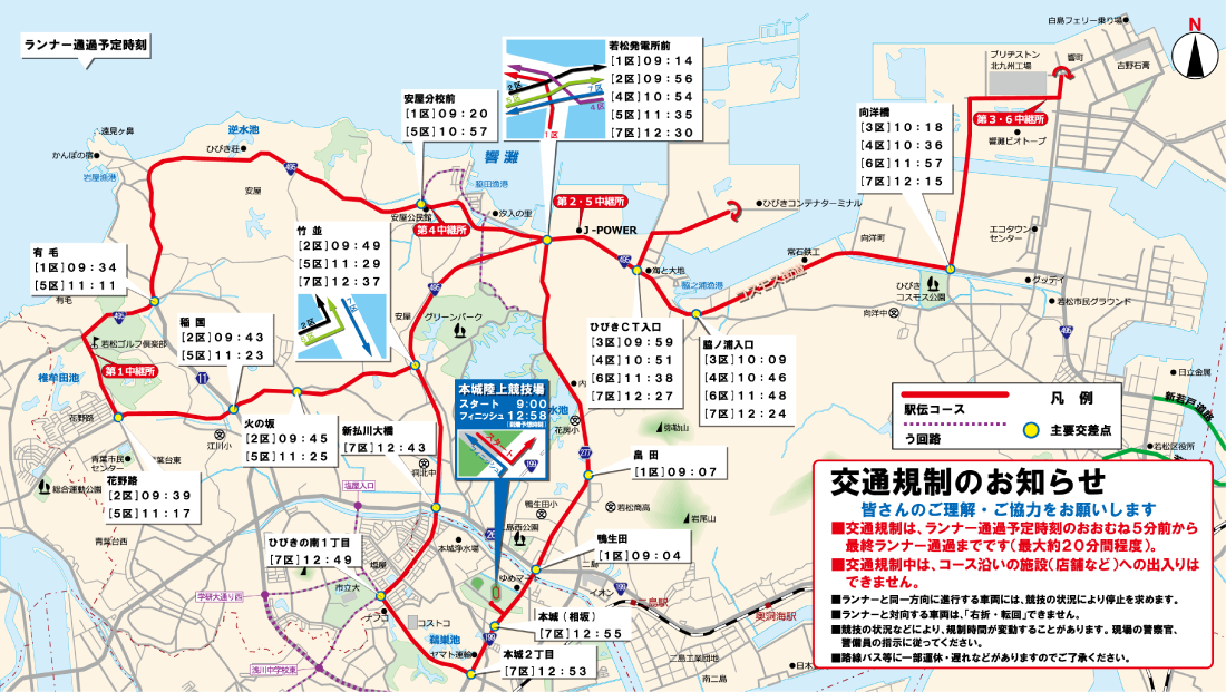 ニュー イヤー 駅伝 交通 規制