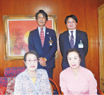 鶴野清子さん（左下）写真