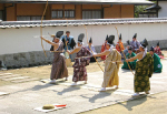 小倉城庭園の儀式見学写真