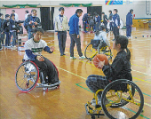 人権スポーツ教室写真