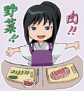 肉、野菜イラスト