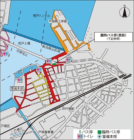 くきのうみ花火の祭典地図