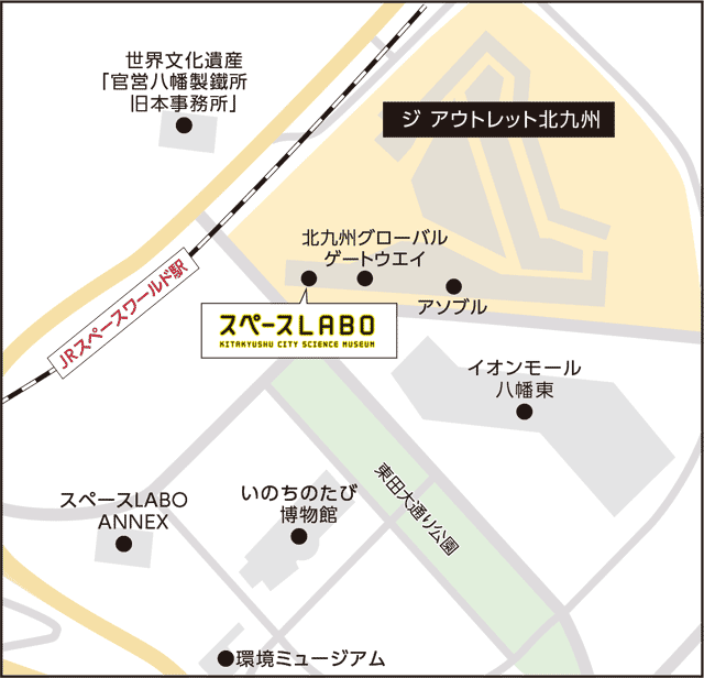 スペースLABO地図