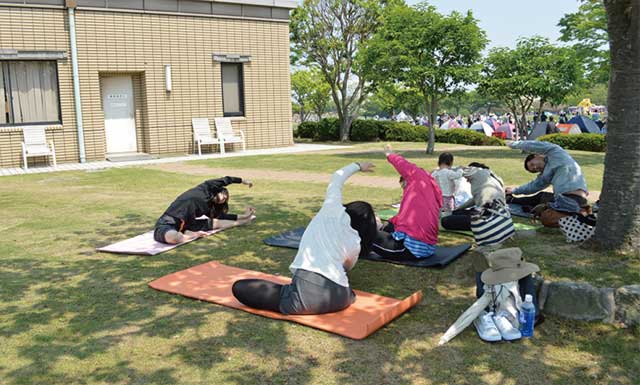 ヨガ教室写真