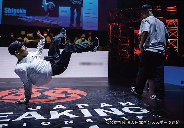 ブレイキン写真　(C)公益社団法人日本ダンススポーツ連盟