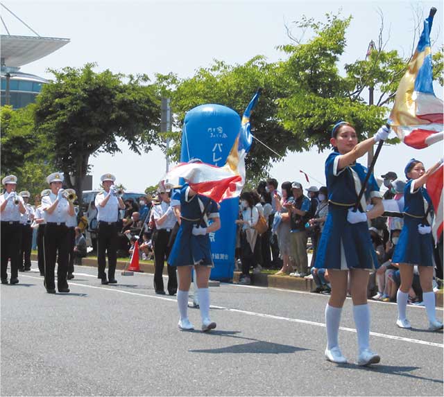 門司みなと祭祝賀パレード写真