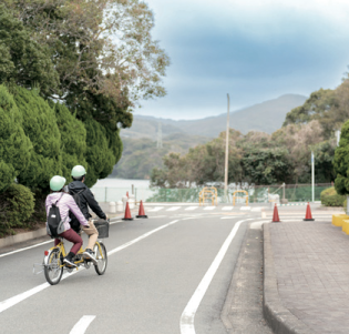 サイクリングコース写真