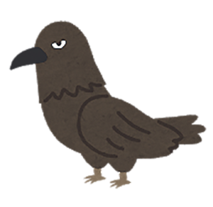 カラスの威嚇や攻撃にご注意ください