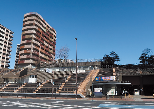 戸畑区役所桟敷席の写真