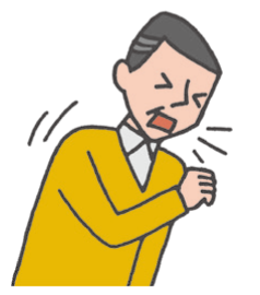 結核の症状のイラスト