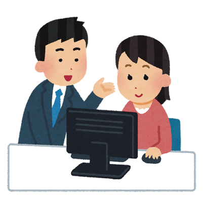 下富野地域交流センターパソコン講座のイラスト