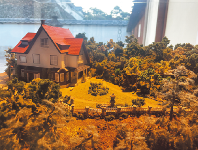 櫓山荘の模型写真