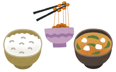 朝食で生活リズムを整えましょう!のイラスト