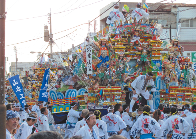 洞南肆地区山笠競演会の写真