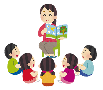 7月の図書館だよりのイラスト