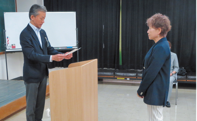 民生委員・児童委員の委嘱状伝達式が行われましたの写真
