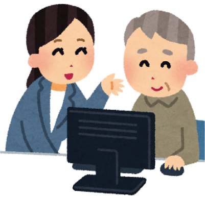 パソコン講座のイラスト
