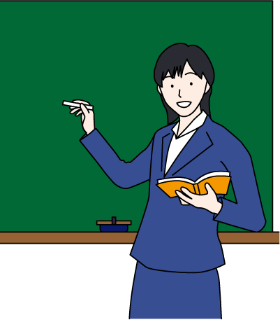 教員女性のイラスト