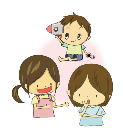 子育て応援！ミニコーナーのイラスト