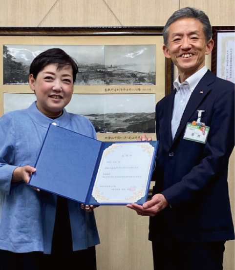 委嘱式の様子