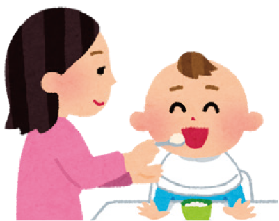 離乳食教室のイラスト