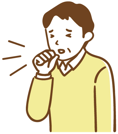 肺の生活習慣病：COPDが増えていますのイラスト