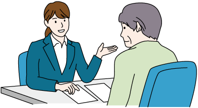 相談窓口のイラスト