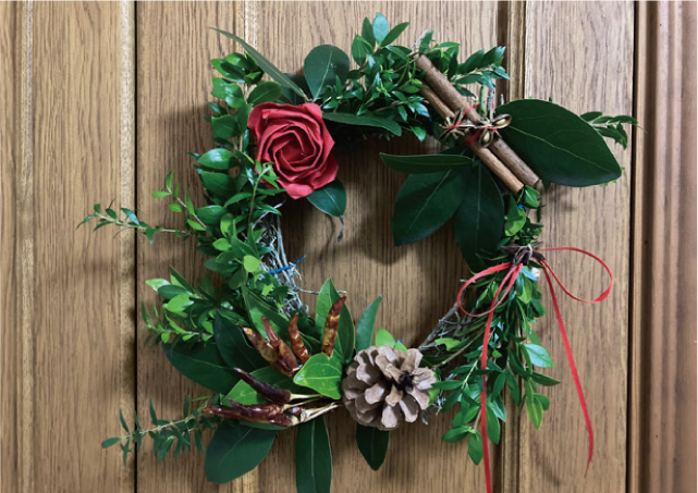 ハーブ講座「クリスマスの飾り」の写真