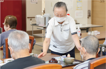 ボランティアの様子