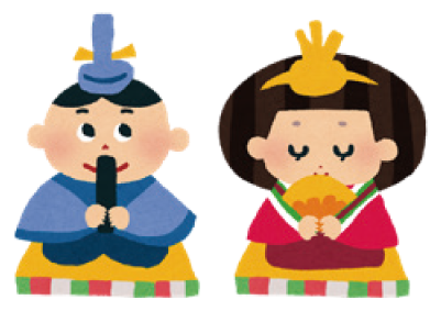 ひな人形のイラスト