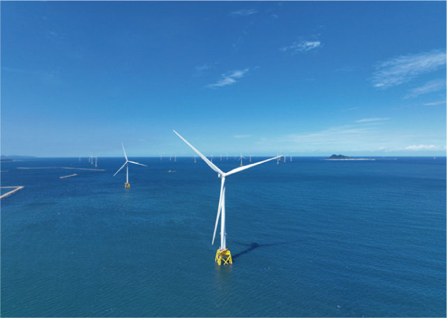 洋上ウインドファームの画像