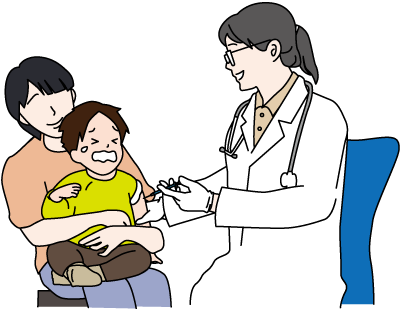 予防接種のイラスト