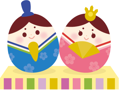 ひな人形のイラスト