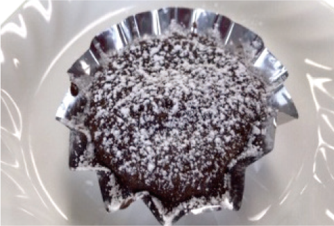 ココアケーキの写真