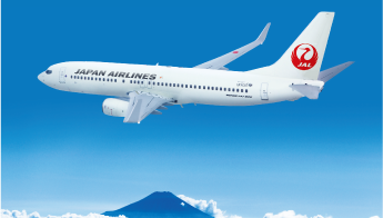 日本航空 飛行機の画像