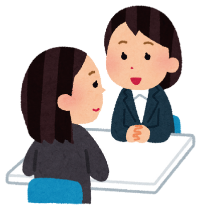 福岡県ママと女性の就業支援センターの出張相談のイラスト