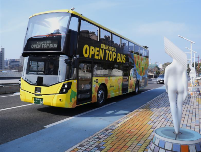 オープントップバスの画像