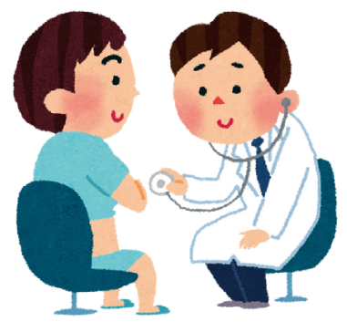 胃がん検診のイラスト