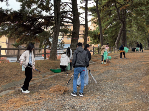 清掃ボランティアの様子