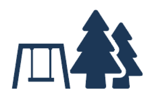 道路・河川・公園のイラスト