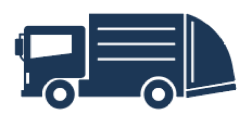 ごみ処理、低炭素社会づくりのイメージいらす地