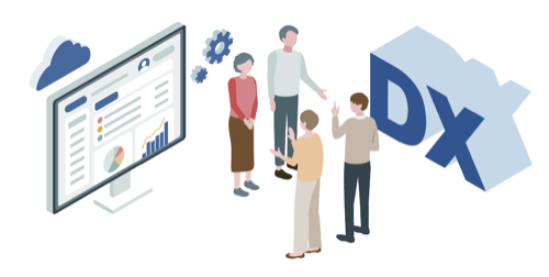 経験があつまるのイメージイラスト