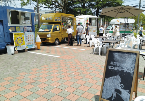 コクラミナミランチマーケットの様子