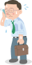 軽症のイラスト