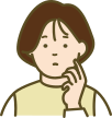 考える女性のイラスト