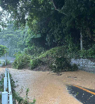 令和7年8月の大雨被害の様子