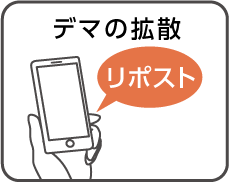 デマの拡散