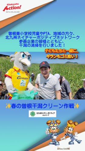 春の曽根干潟クリーン作戦